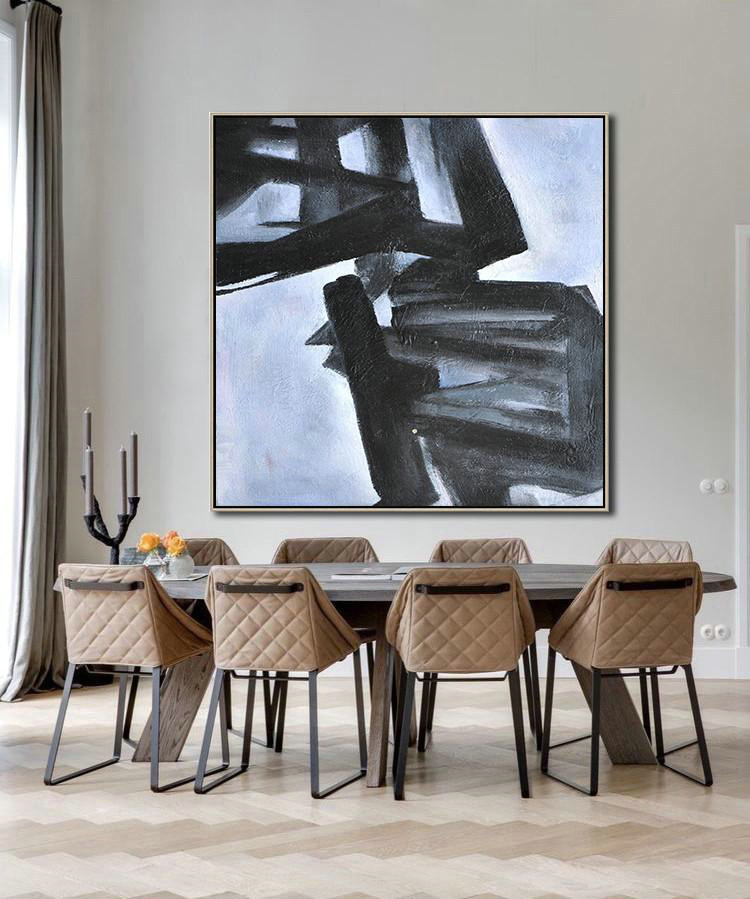 Large Abstract Art,Oversized Minimal Painting On Canvas - Modern Painting Abstract